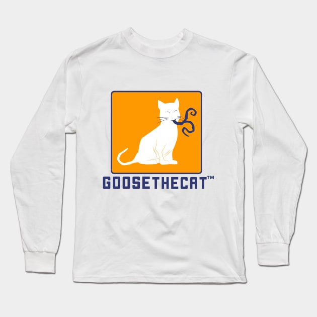 Goose The Cat Long Sleeve T-Shirt by altrees